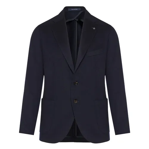 Single-breasted Cashmere Jacket - Tagliatore - Modalova