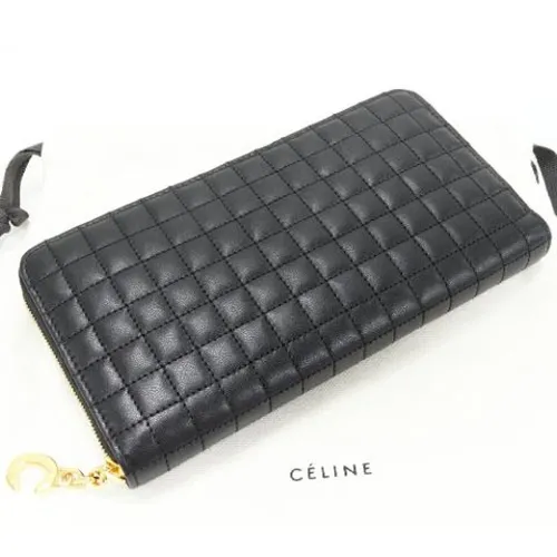 Pre-owned Leather Wallet - Celine Vintage - Modalova