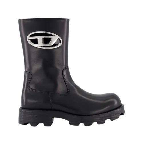 Biker Boot in Black Hammer Style - Diesel - Modalova