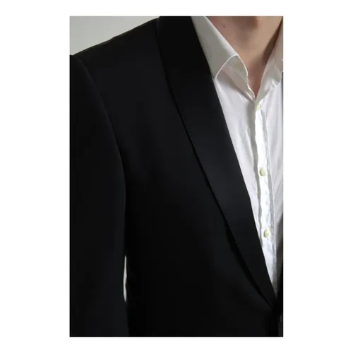 Authentic Wool Blazer with Shawl Lapel - Dolce & Gabbana - Modalova