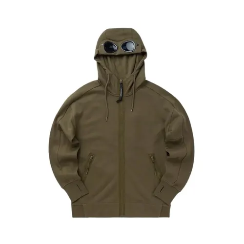 Diagonal Raised Fleece Goggle Sweatshirt - C.p. Company - Modalova