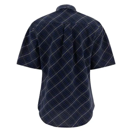 Black Cotton Shirt Stylish Design - Burberry - Modalova