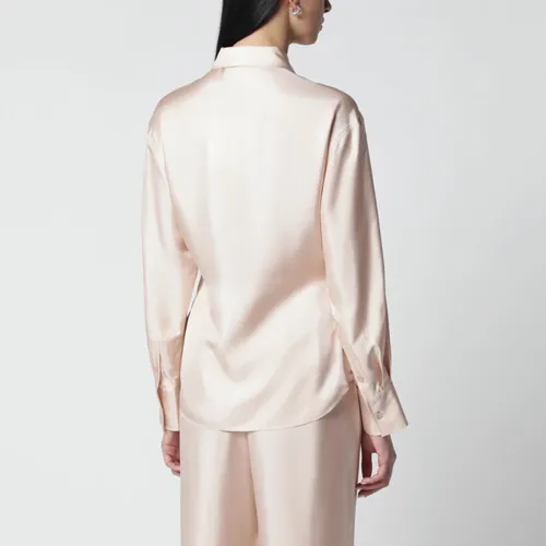 Shaped Silk-Twill Shirt - Róhe - Modalova