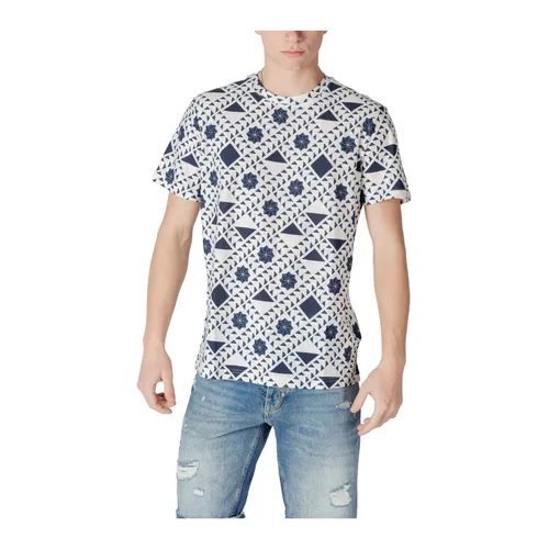 Geometric Print Short Sleeve Tee - Antony Morato - Modalova
