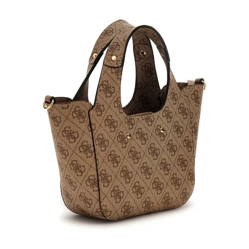 Latte Logo Handbag - Guess - Modalova