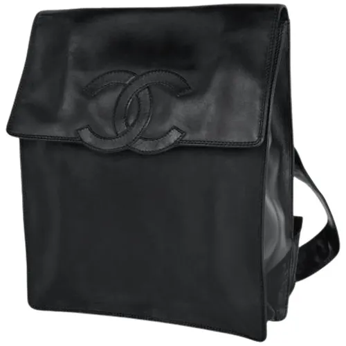Pre-owned Vintage Leather Backpack - Chanel Vintage - Modalova