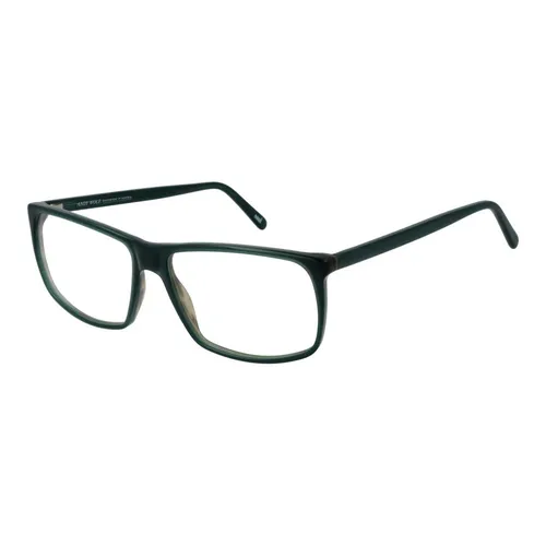 Green Acetate Optical Frames Rectangle Style - Andy Wolf - Modalova