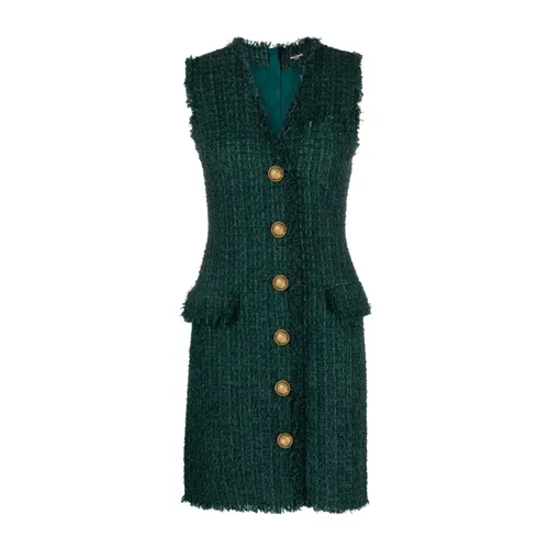 Dresses > Day Dresses > Short Dresses - - Balmain - Modalova