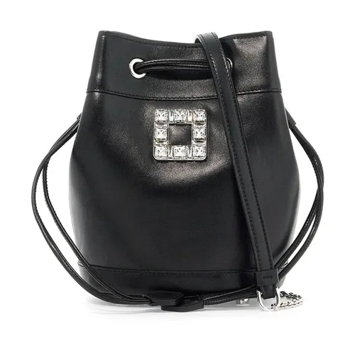 Crystal Buckle Mini Bucket Bag - Roger Vivier - Modalova