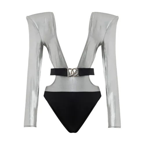 Long Sleeve Silver Costume - Dolce & Gabbana - Modalova