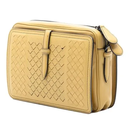 Pre-owned Leather Shoulder Bag - Bottega Veneta Vintage - Modalova