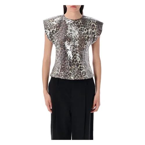 Tops > Sleeveless Tops - - Ganni - Modalova