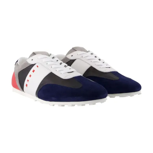 Ovine Leather Sneakers - Marni - Modalova
