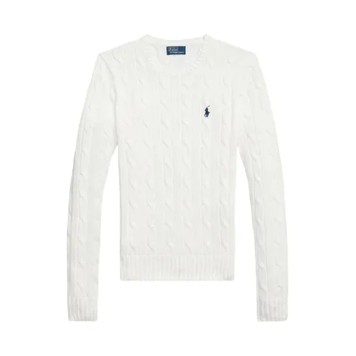 Cable Knit Crew Neck Sweater - Ralph Lauren - Modalova