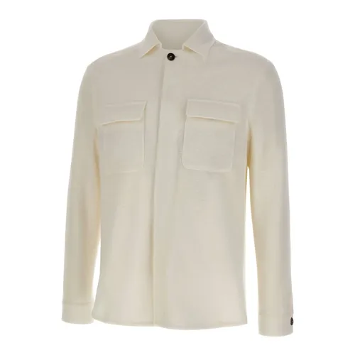 Linen and Cotton Jacket - Eleventy - Modalova