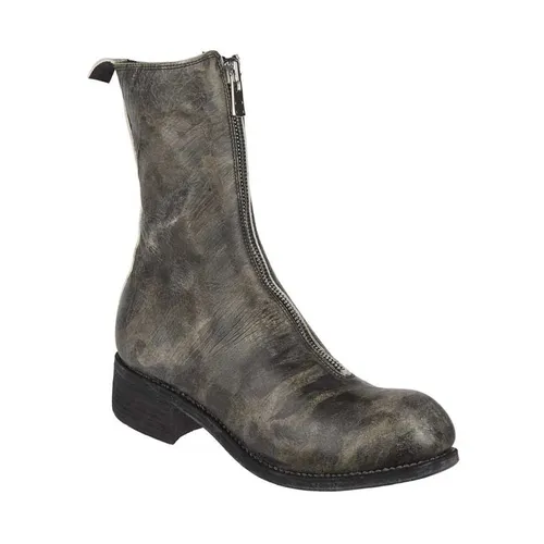 Boot with front zip - Guidi - Modalova