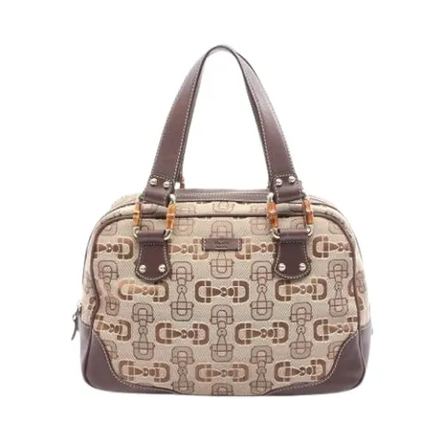 Pre-owned Canvas Handbag - Gucci Vintage - Modalova