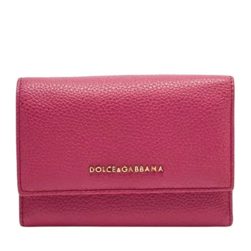 Pre-owned Leather Wallet - Dolce & Gabbana Pre-owned - Modalova