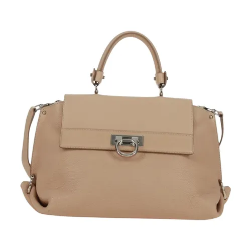 Pre-owned Vintage Gancini Satchel Bag - Salvatore Ferragamo Pre-owned - Modalova