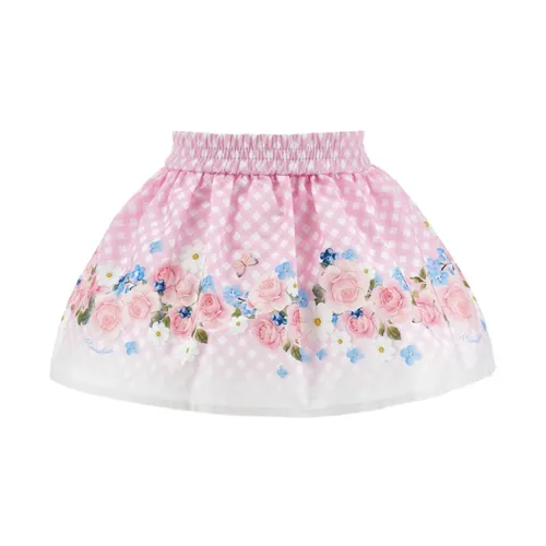 Full Circle Floral Skirt - Monnalisa - Modalova