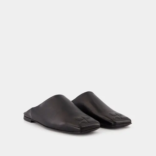 Leather Shadow Mules - Courrèges - Modalova