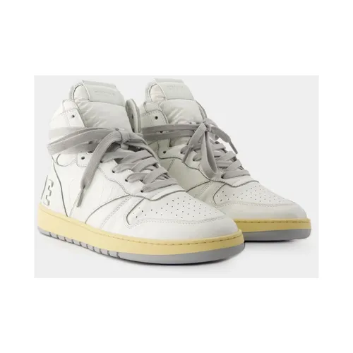 Leather Hi-Top Sneakers - Rhude - Modalova