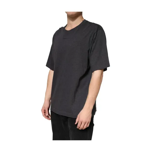 T-shirt a maniche corte girocollo in cotone - Dolce & Gabbana - Modalova