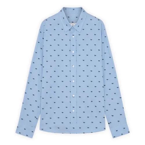 Fox Pattern Casual Shirt - Maison Kitsuné - Modalova