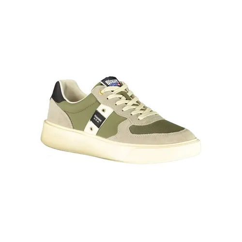 Sneaker Uomo in Pelle Verde - Blauer - Modalova