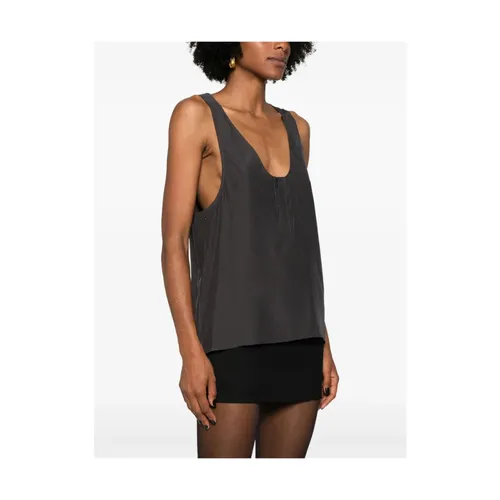Henley Tank Top - Saint Laurent - Modalova