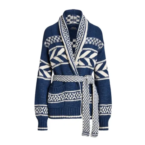 Geometric Design Knit Cardigan - Polo Ralph Lauren - Modalova