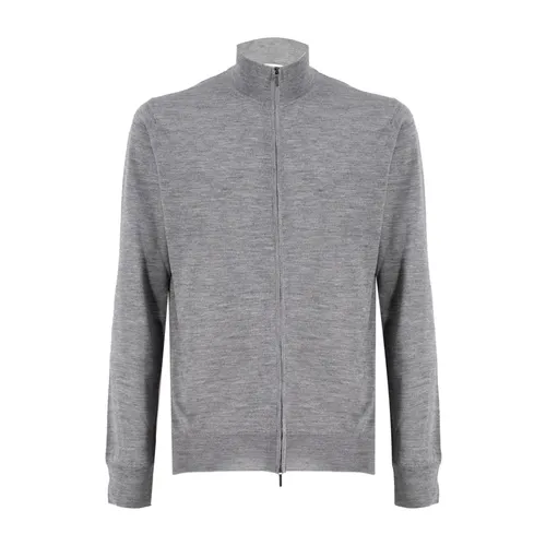 Zip Sweater for Dynamic Men - Mauro Ottaviani - Modalova