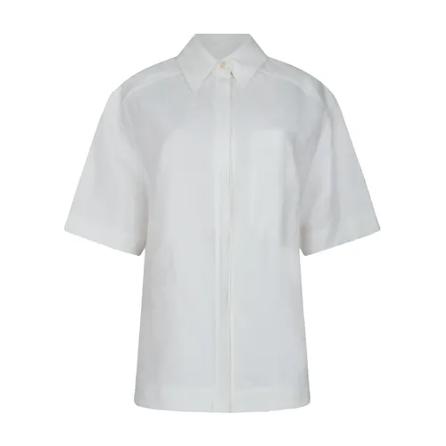 Camisa Masculina de Corte Boxy - Loulou Studio - Modalova