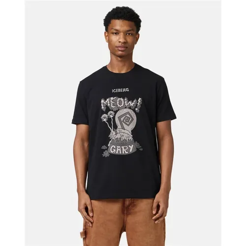 Gary Black Tee Shirt - Iceberg - Modalova