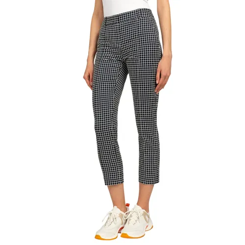 Slim Cotton Checkered Capri Pants - Michael Kors - Modalova