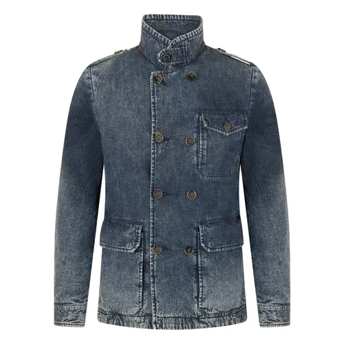 Washed denim jacket - Moorer - Modalova