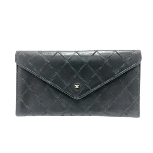 Pre-owned Leather Wallet - Chanel Vintage - Modalova