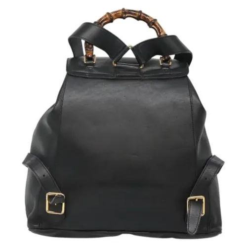 Pre-owned Leather Backpack - Gucci Vintage - Modalova