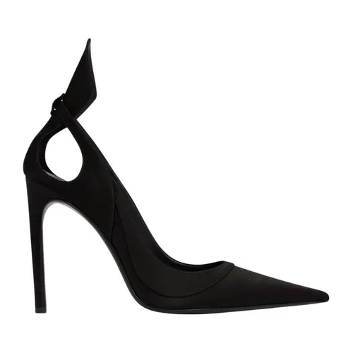Satin Pumps With Bow - Nina Ricci - Modalova