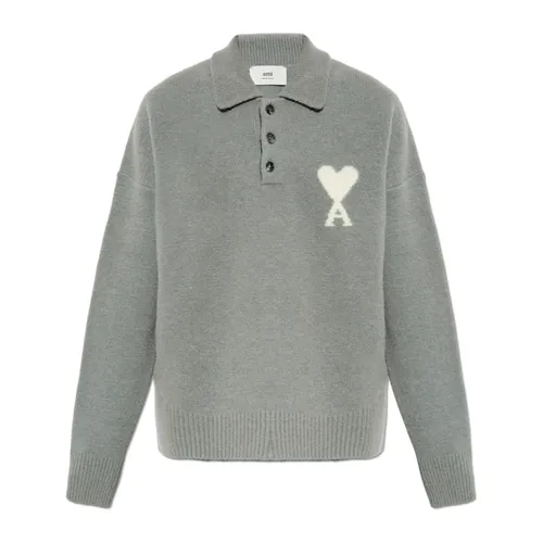 V-neck Knitwear - Ami Paris - Modalova