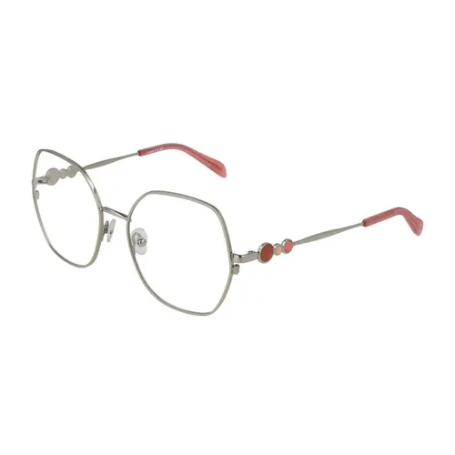 Grey Metal Rectangle Optical Frames Women - Pucci - Modalova