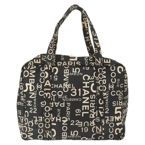 Pre-owned Vintage Canvas Weekend Bag - Chanel Vintage - Modalova