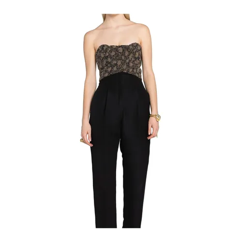 Bead-Embellished Wrap-Effect Bodysuit - Roberto Cavalli - Modalova