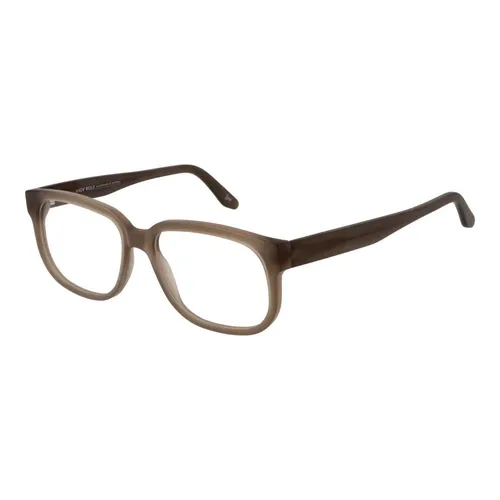 Beige Rectangle Optical Frames - Andy Wolf - Modalova
