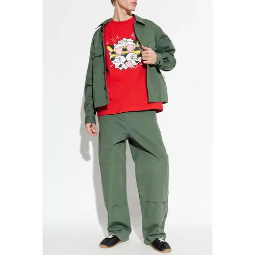 Wild Tiger Oversized T-Shirt - Kenzo - Modalova