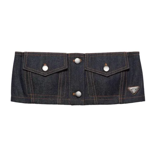 Top Corsé de Denim - Prada - Modalova