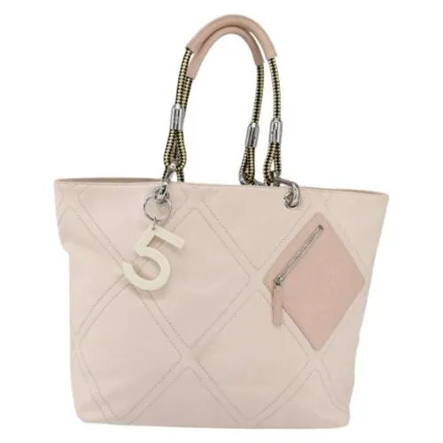 Pre-owned Vintage Canvas Tote Bag - Chanel Vintage - Modalova