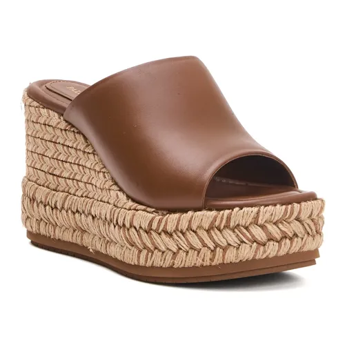 Cuoio Wedge Sandals for Women - Paloma Barceló - Modalova