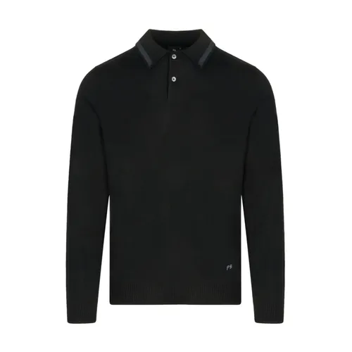 PS Knitted Trim LS Polo - Paul Smith - Modalova