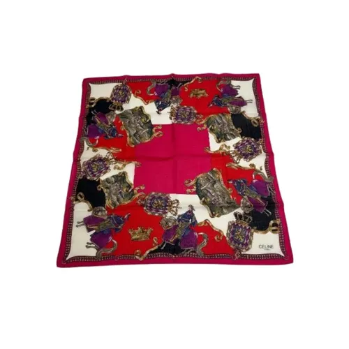 Pre-owned Silk Scarf - Celine Vintage - Modalova